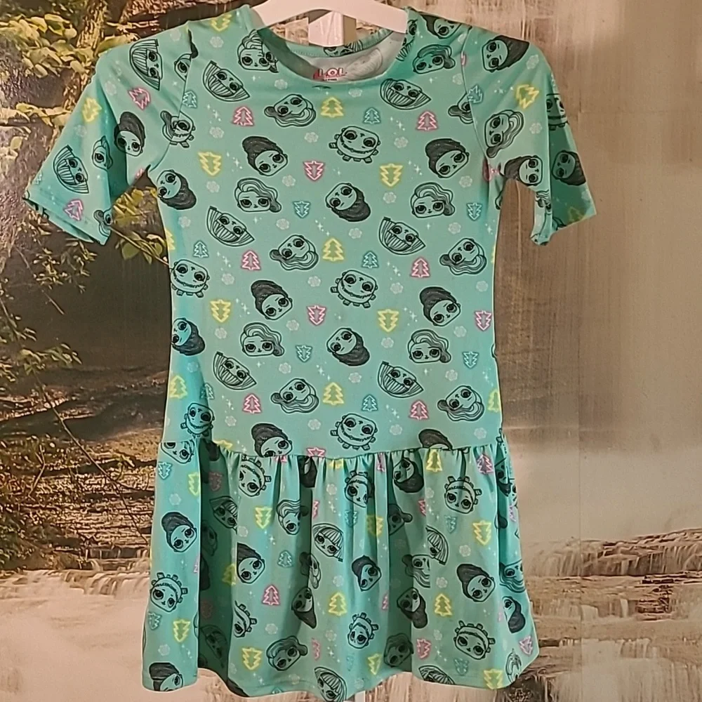 LOL Surprise OMG Girls Medium colorful stretchy festive dress
